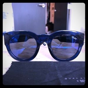 Navy Blue Quay Australia Sunglasses